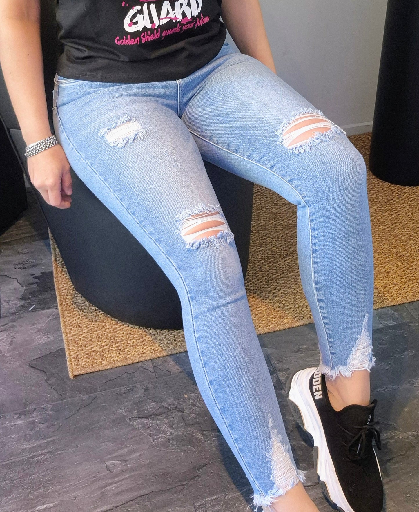 Jeans Slim Destroy